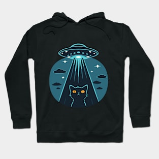 Funny UFO with Cat Hoodie